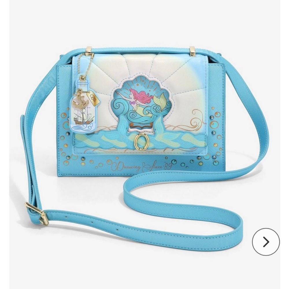 Danielle Nicole The Little Mermaid Ship in a Bottle Crossbody Bag